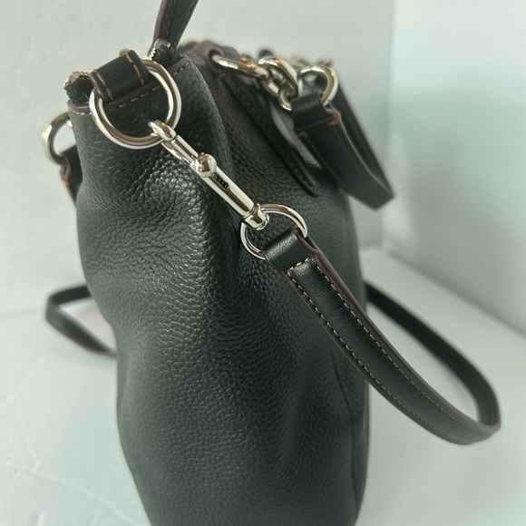 Coach NWOT Small Kelsey Satchel in Pebble Leather With Butterfly Aplique - Picture 3 of 7